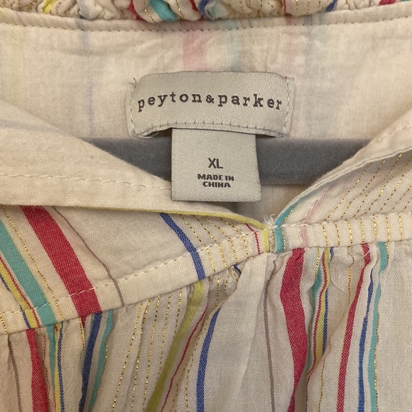 Peyton and Parker Colorful Linen Top - Picture 4 of 5